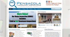 Desktop Screenshot of pensacolainsuranceinspections.com